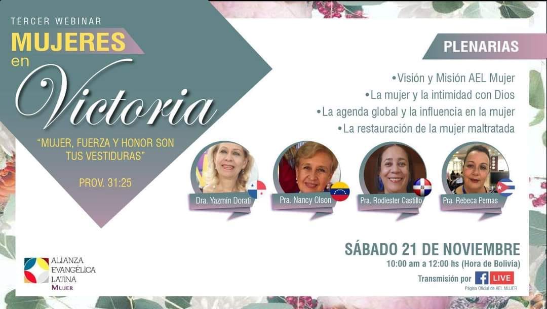 Tercer Webinar Mujeres en Victoria